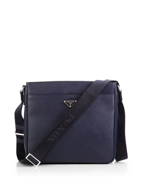 prada city blue mens bag|Prada purses for men.